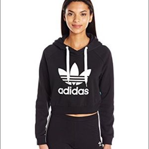 Cropped Adidas Sweatshirt Hoodie